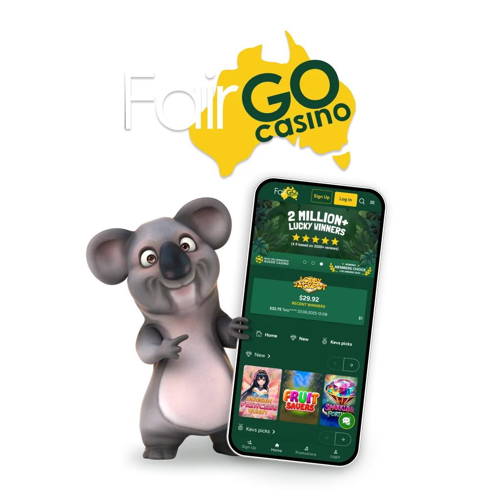 Fair Go Casino app banner